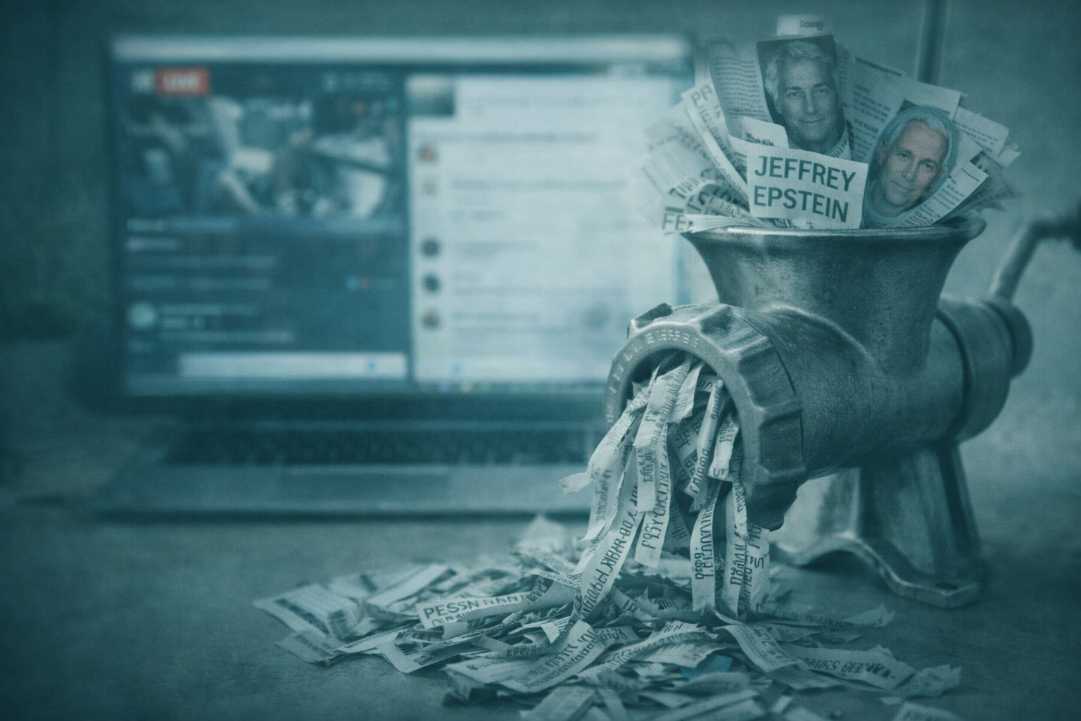 The Digital Meat Grinder: Why the Epstein Files Are Breaking Your Feed